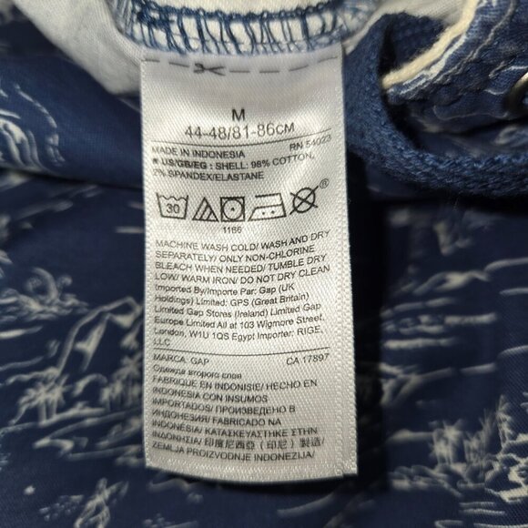 2/$20 Gap Hawaiian Palm Tree Drawstring Men’s Shorts, Medium - Picture 7 of 8